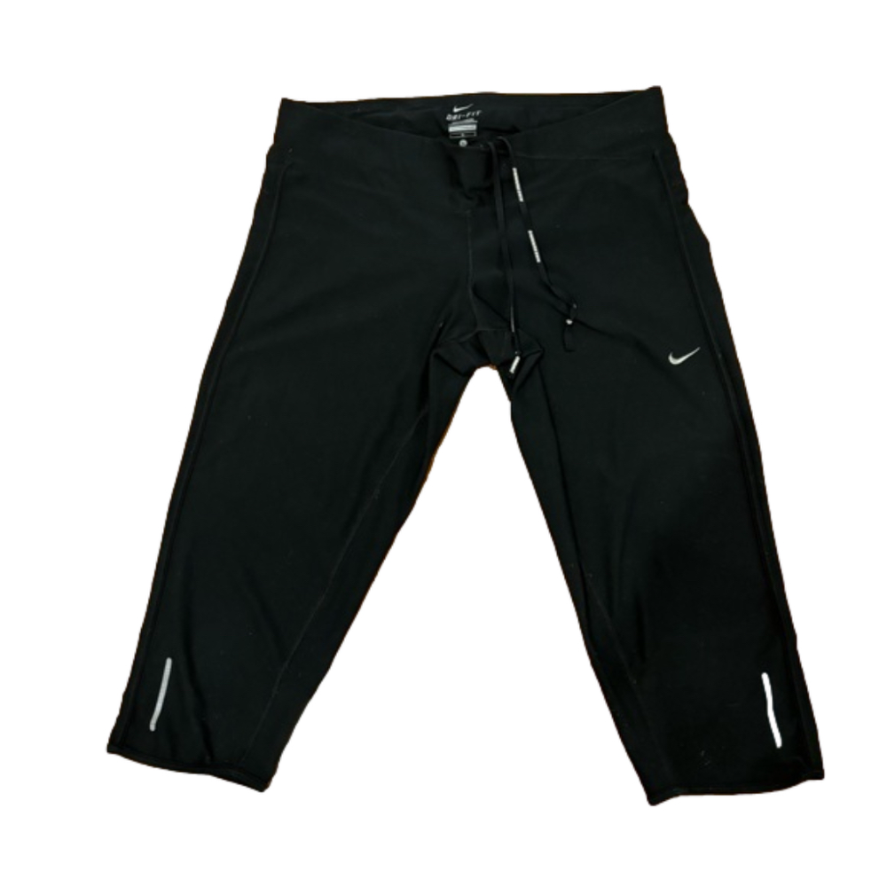 3 PIECES 90s NIKE DRI-FIT CROPPED LEGGINGS  PILATES, YOGO & BARRE CAPRI PANT L - Picture 6 of 11